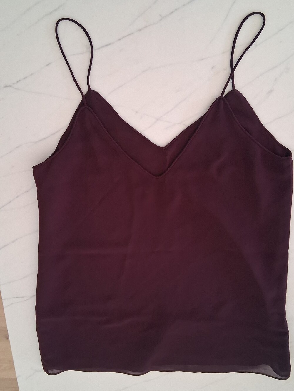 Blaque Label Deep Plum Sleeveless Top